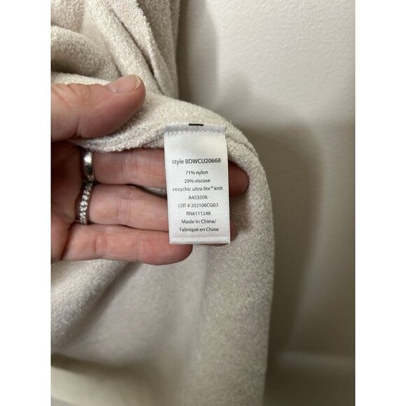 Barefoot Dreams CozyChic Ultra Lite Cascading Vest Sand Dune Size Medium NWT - Picture 11 of 11